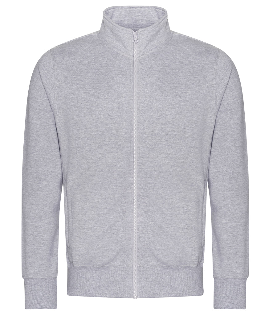 Men's AWDis Full Zip Sweat Jacket Embroidered or DTF Printed with Your Logo