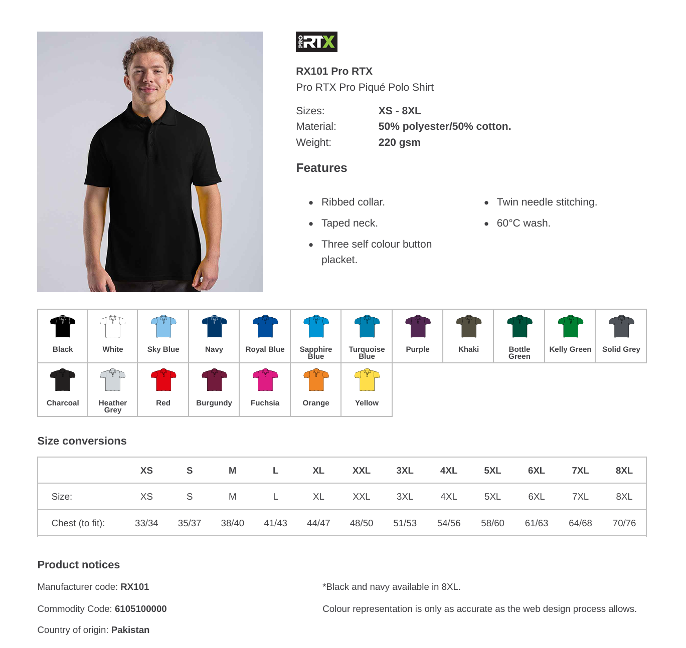 Pro RTX Polo Shirt Bundle