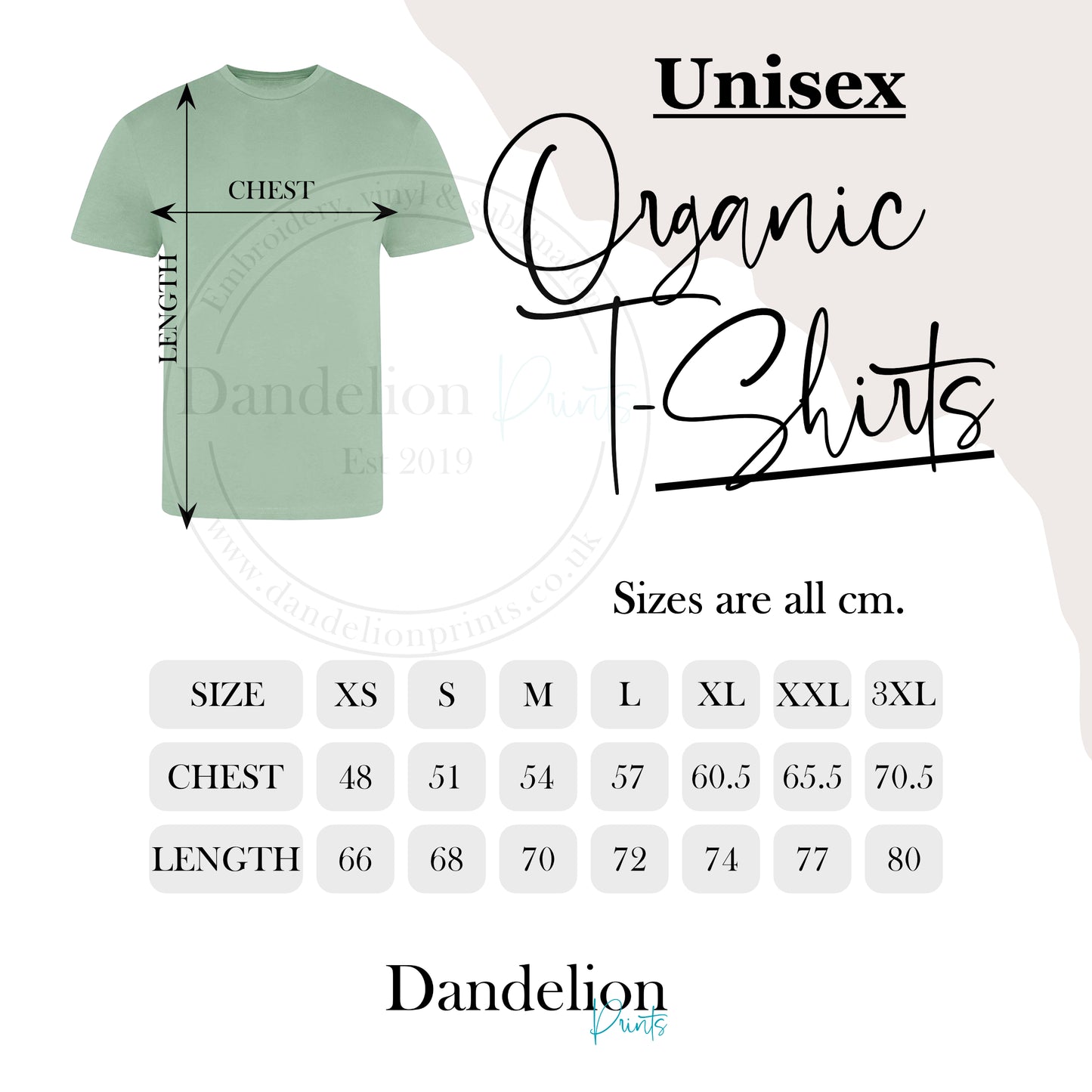 Unisex Anthem Lightweight Business Branded Organic T-Shirt