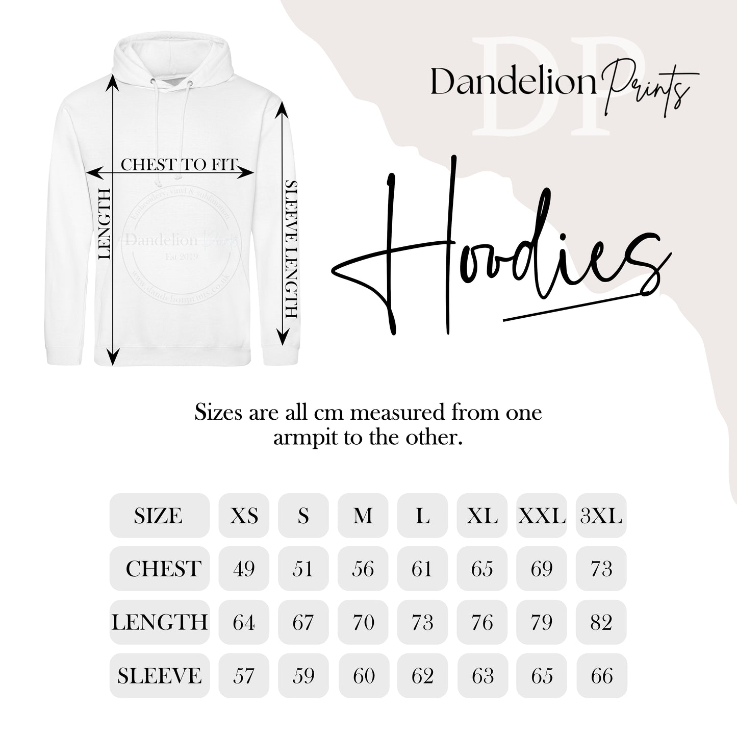 Wedding, Hen Party Matching Personalised Hoodies. Various Colours Available