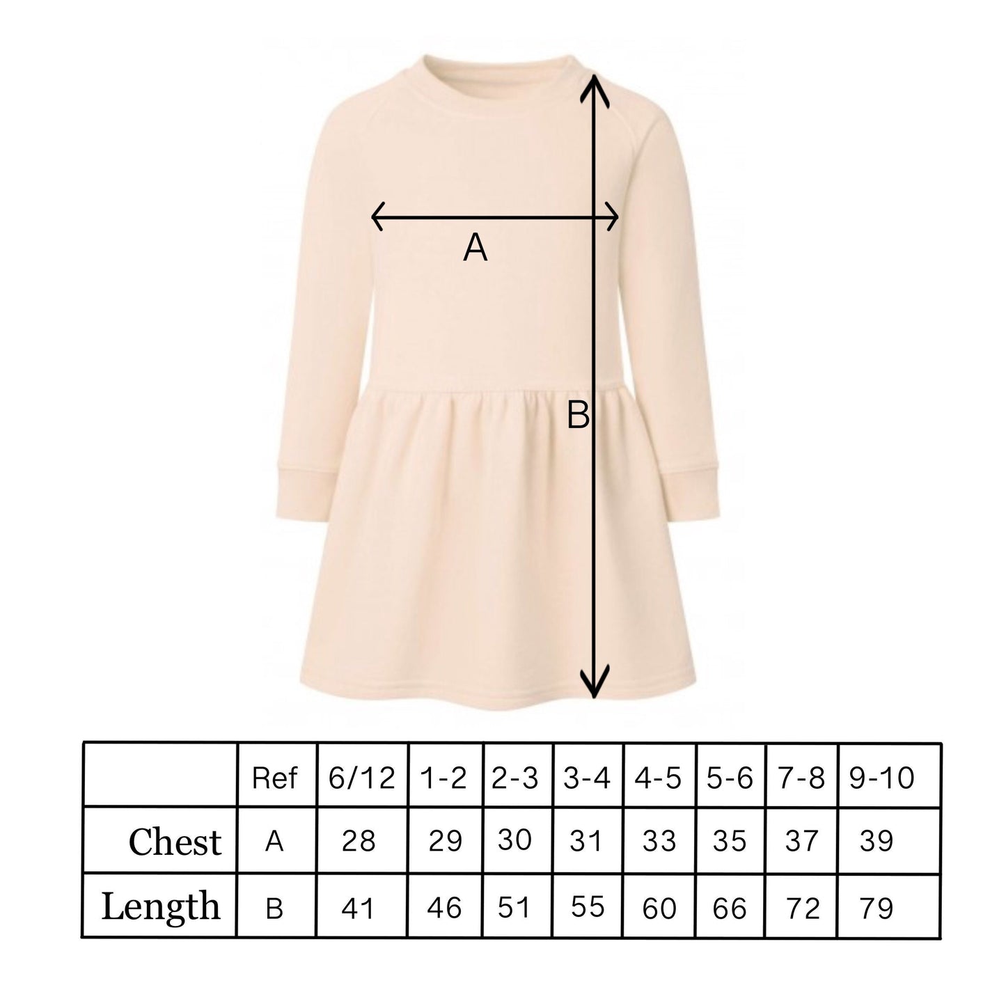 Personalised Children's Birthday Sweater Dress with Embroidered Name and Age, Floral Design