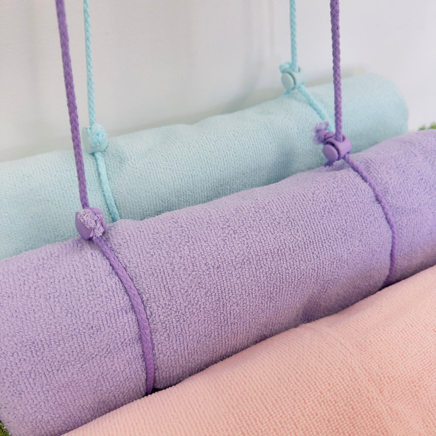 Embroidered Beach Towel with Carry Straps | Personalised Name Towel for Beach, Pool, Picnic.