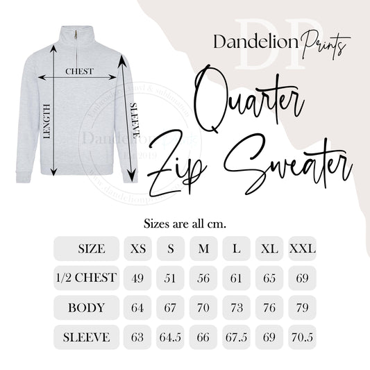 Men's AWDis Sophomore Embroidered Quarter Zip Sweatshirt