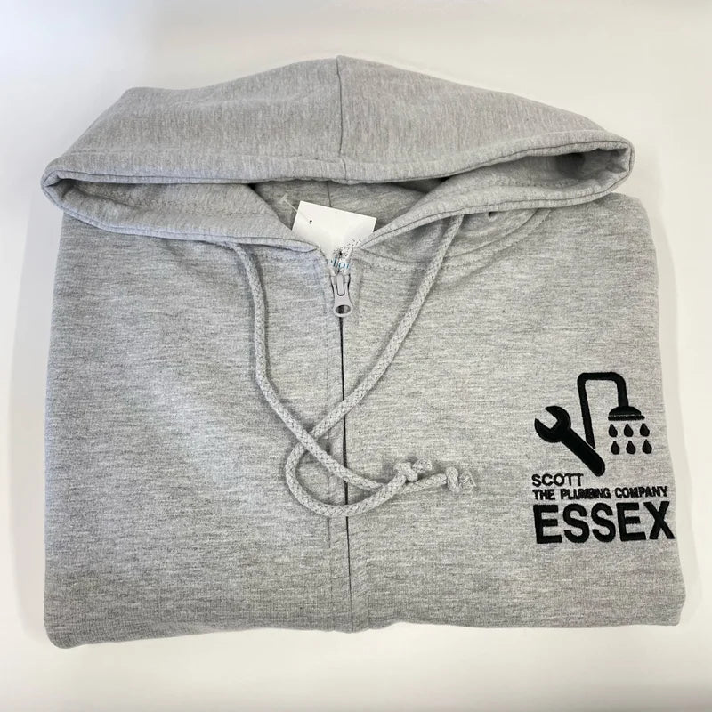 Business Branded Regular Zip Hoodie