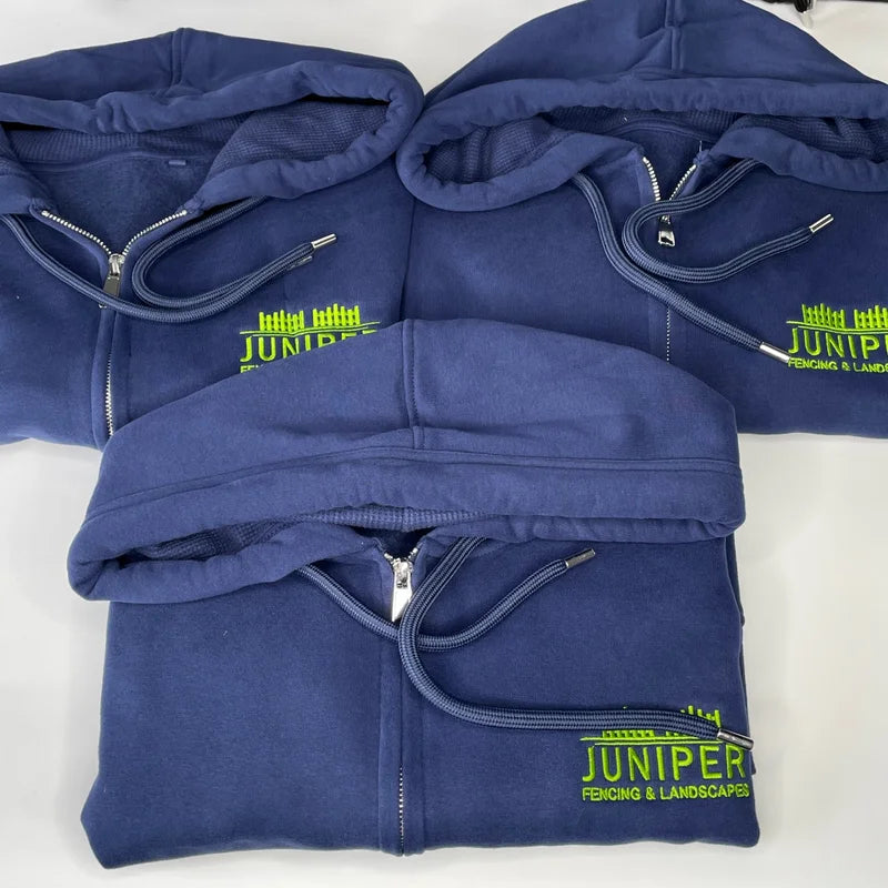 Ladies Anthem Organic Premium Business Branded Zip Hoodie