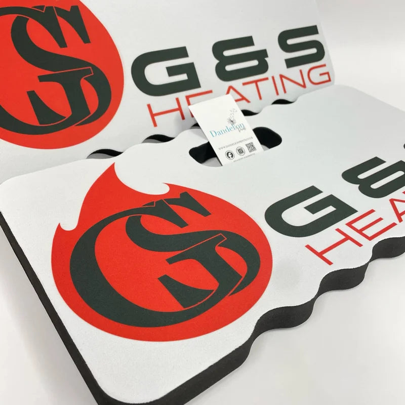 Suitable for any line of work, there is always a time when you're having to kneel uncomfortably on the floor. Printed with your logo to your requirements. If your logo doesn’t fit the dimensions of the pad, we can arrange the components to fit for you.