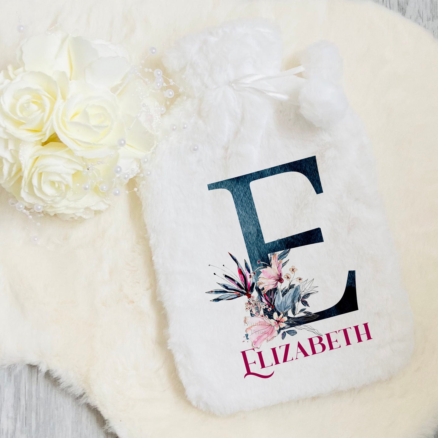Various design hot water bottles. These are fluffy fleece cover and bottles printed with a design you choose. From self care to sunflower gonks. You will find a gift for her here somewhere!