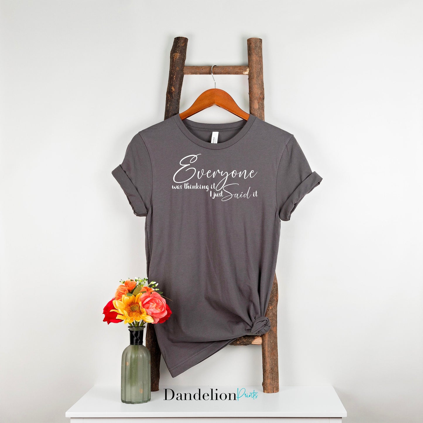 Various Phrases, Ladies Funny Quote T-shirts. Overthinker, Dramatic, Quirky T-shirt.