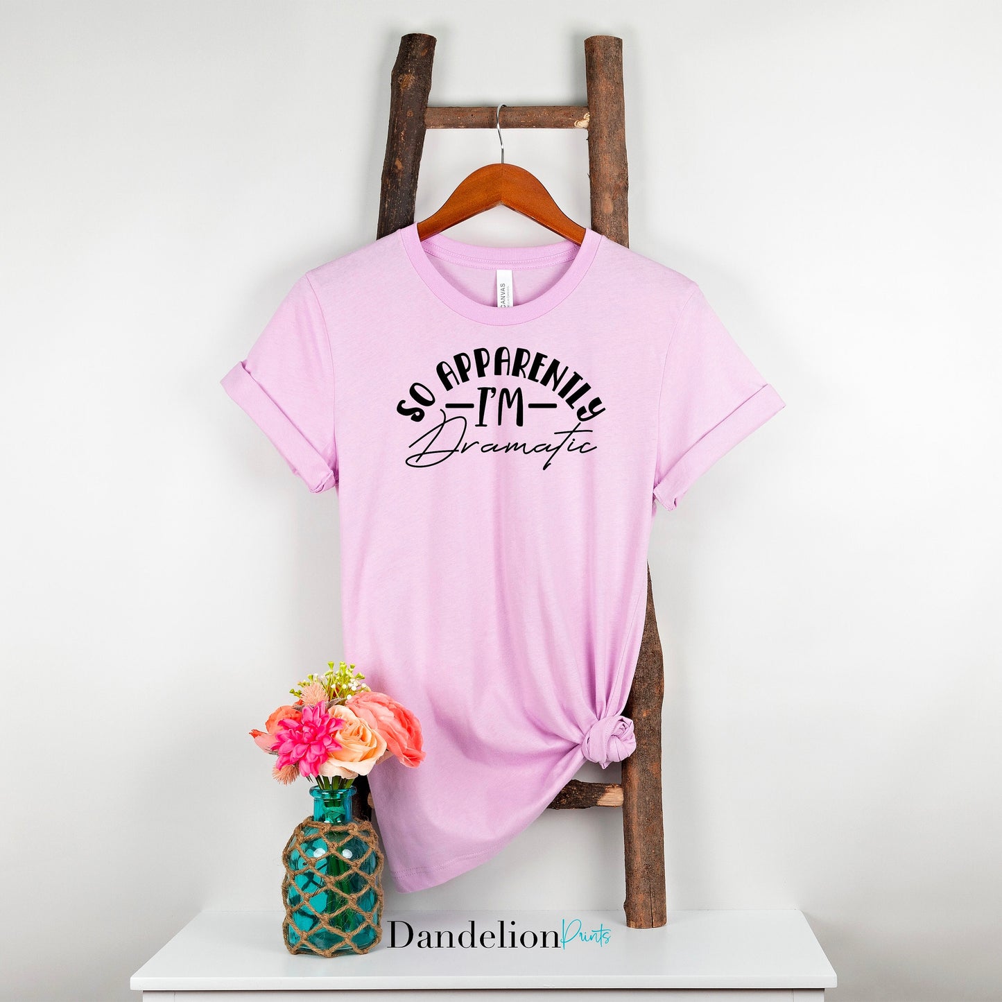Various Phrases, Ladies Funny Quote T-shirts. Overthinker, Dramatic, Quirky T-shirt.