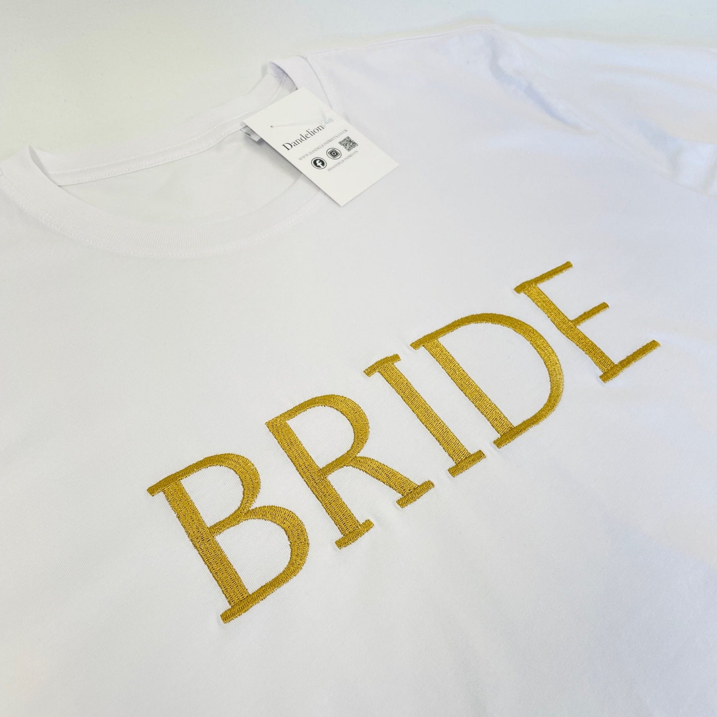 The Perfect Bridal Gift: Bride Embroidered T-Shirt Hen or Wedding Party