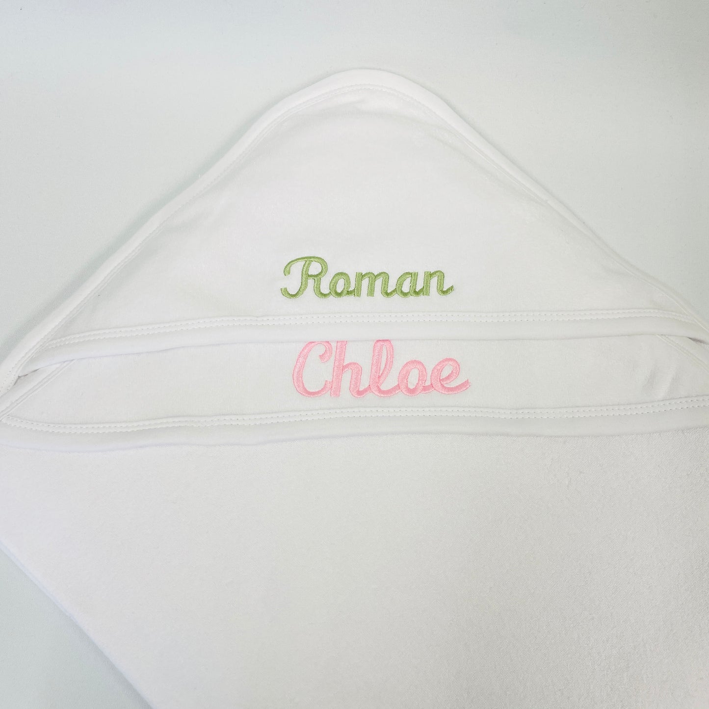 Personalised Embroidered Hooded Bath Towel for babies - Cherish Every Precious Moment