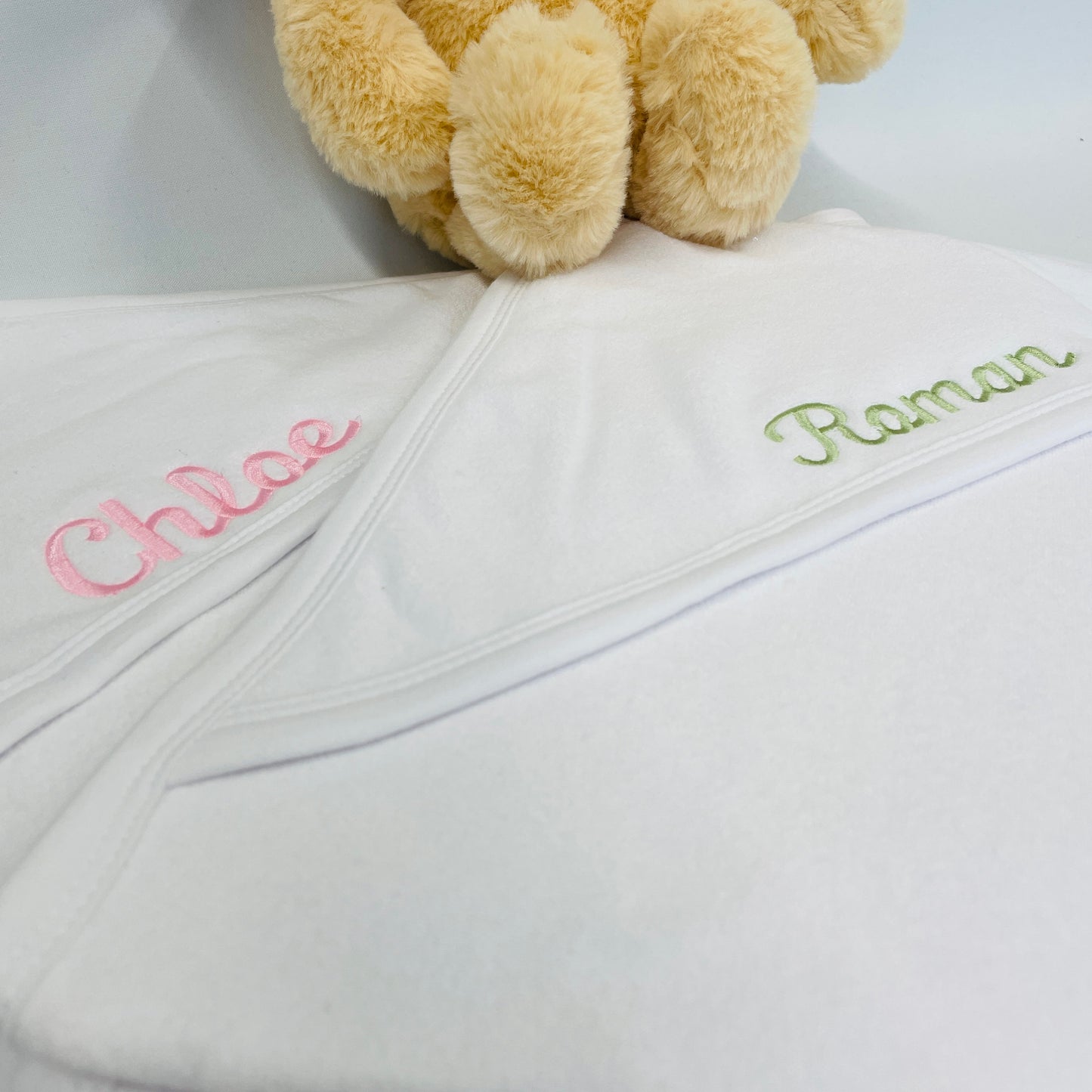 Personalised Embroidered Hooded Bath Towel for babies - Cherish Every Precious Moment