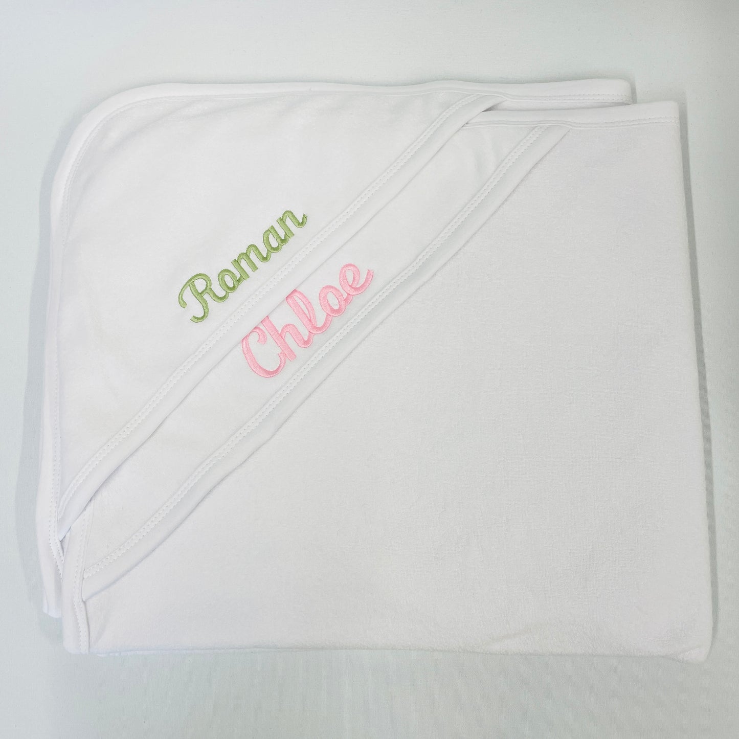 Personalised Embroidered Hooded Bath Towel for babies - Cherish Every Precious Moment