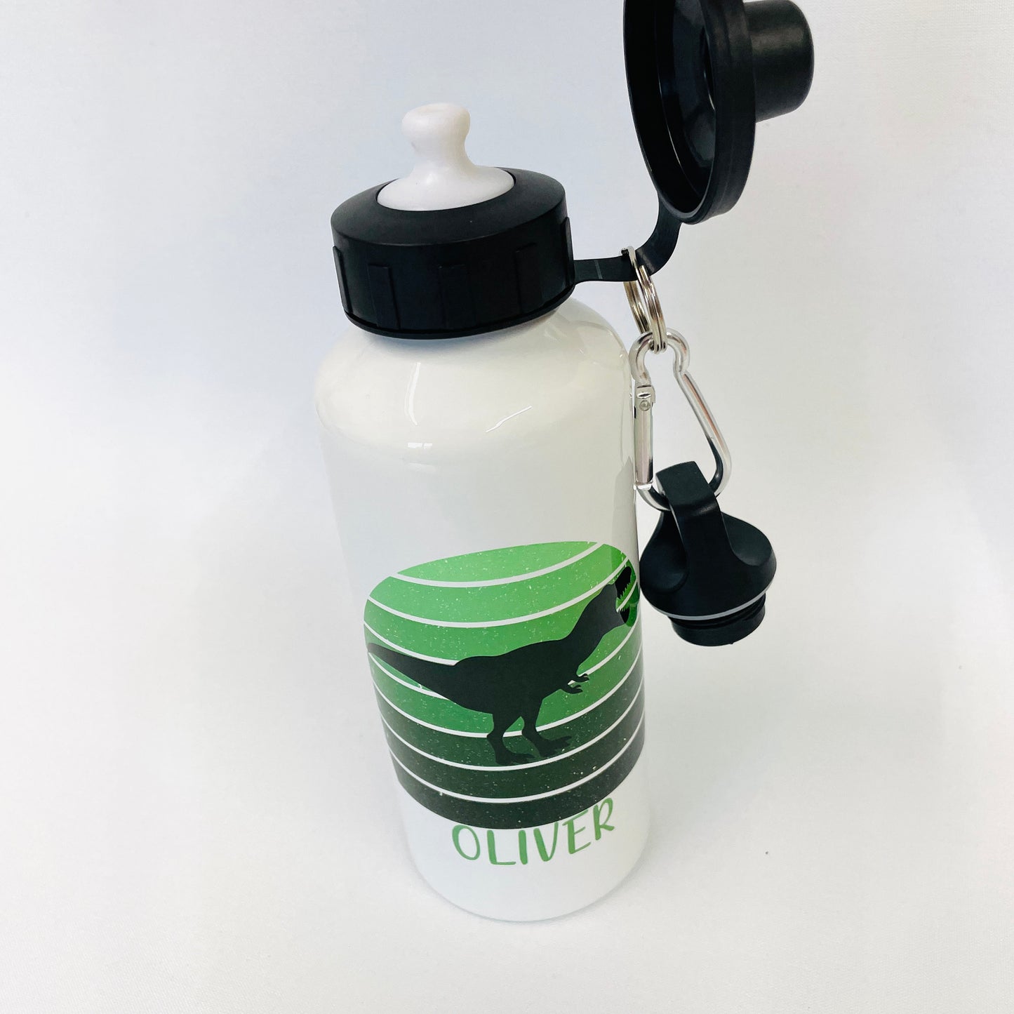 Dinosaur T-Rex Children’s Personalised Flask CUSTOM PRINTED Back To School