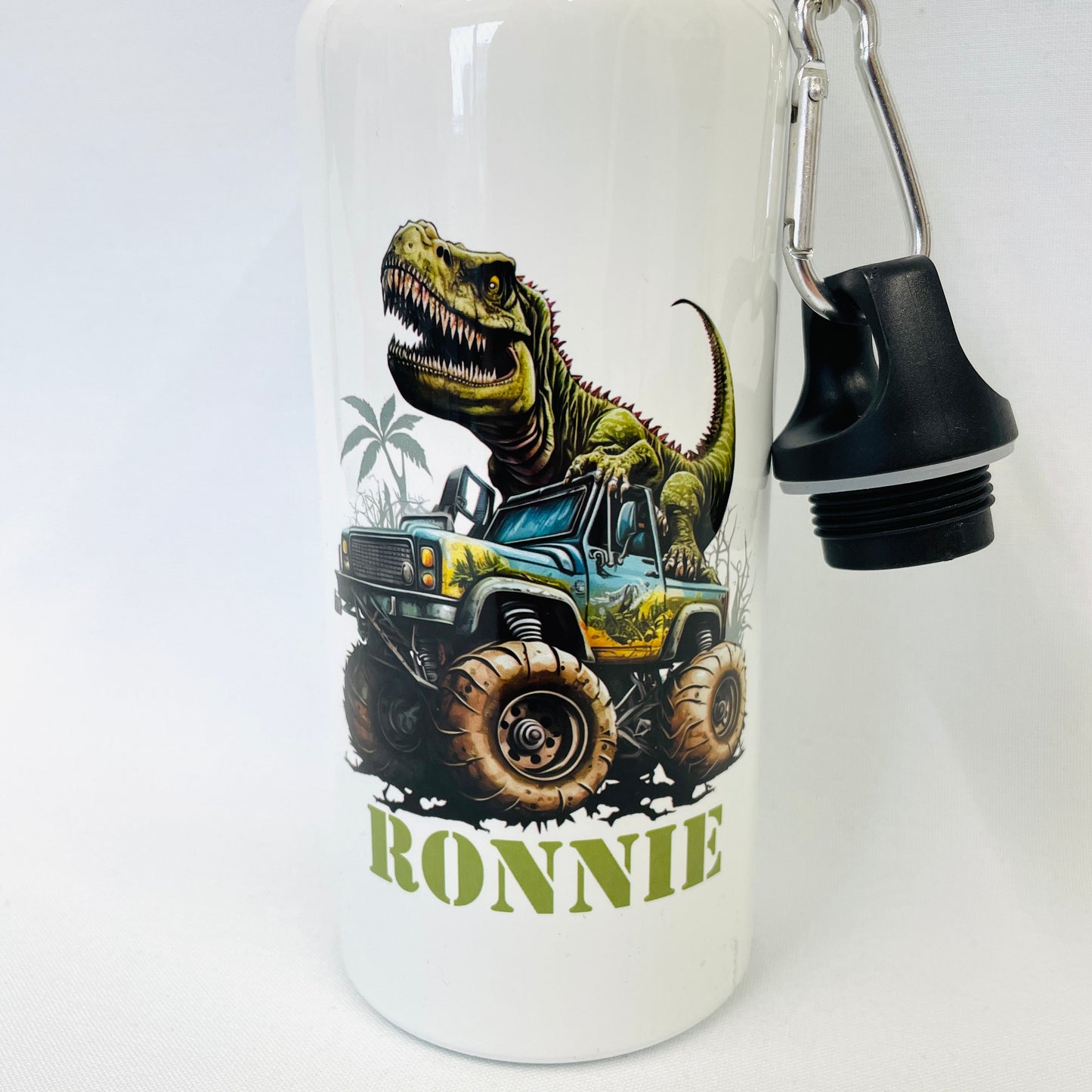 T-Rex Dinosaur Children’s Personalised Flask CUSTOM PRINTED Back To School