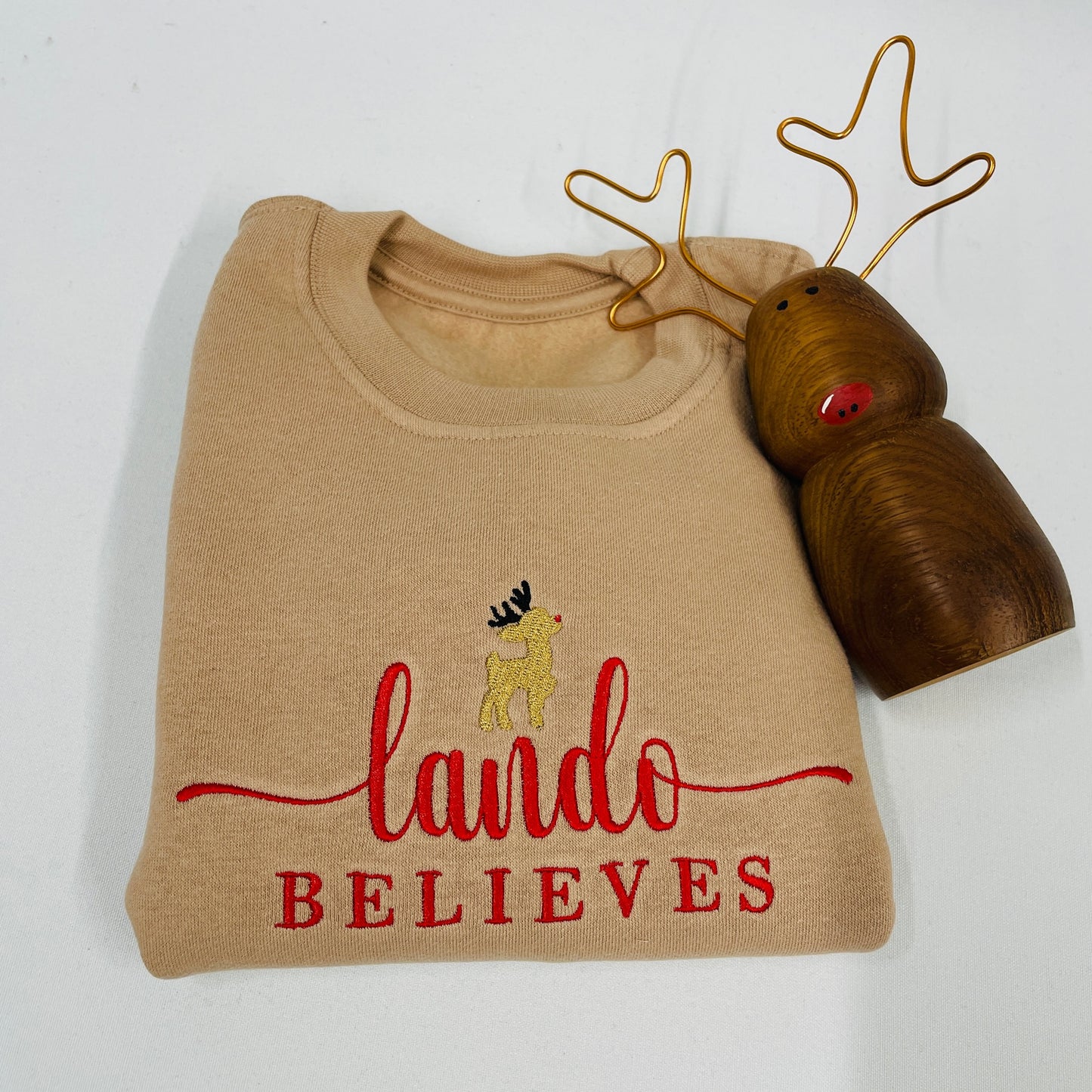 Children's ‘Believes’ Personalised Christmas Sweater