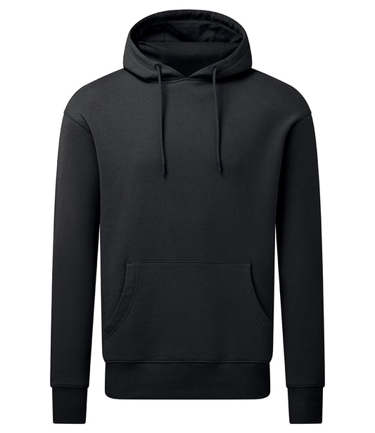 LARGE Black Unisex Organic Anthem  Lightweight Hoodie