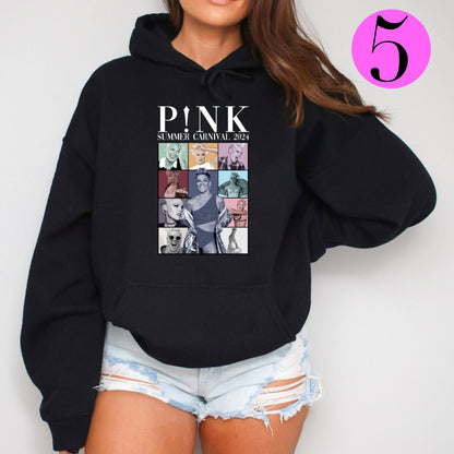 P!NK Summer Carnival Printed Hoodies Various Designs