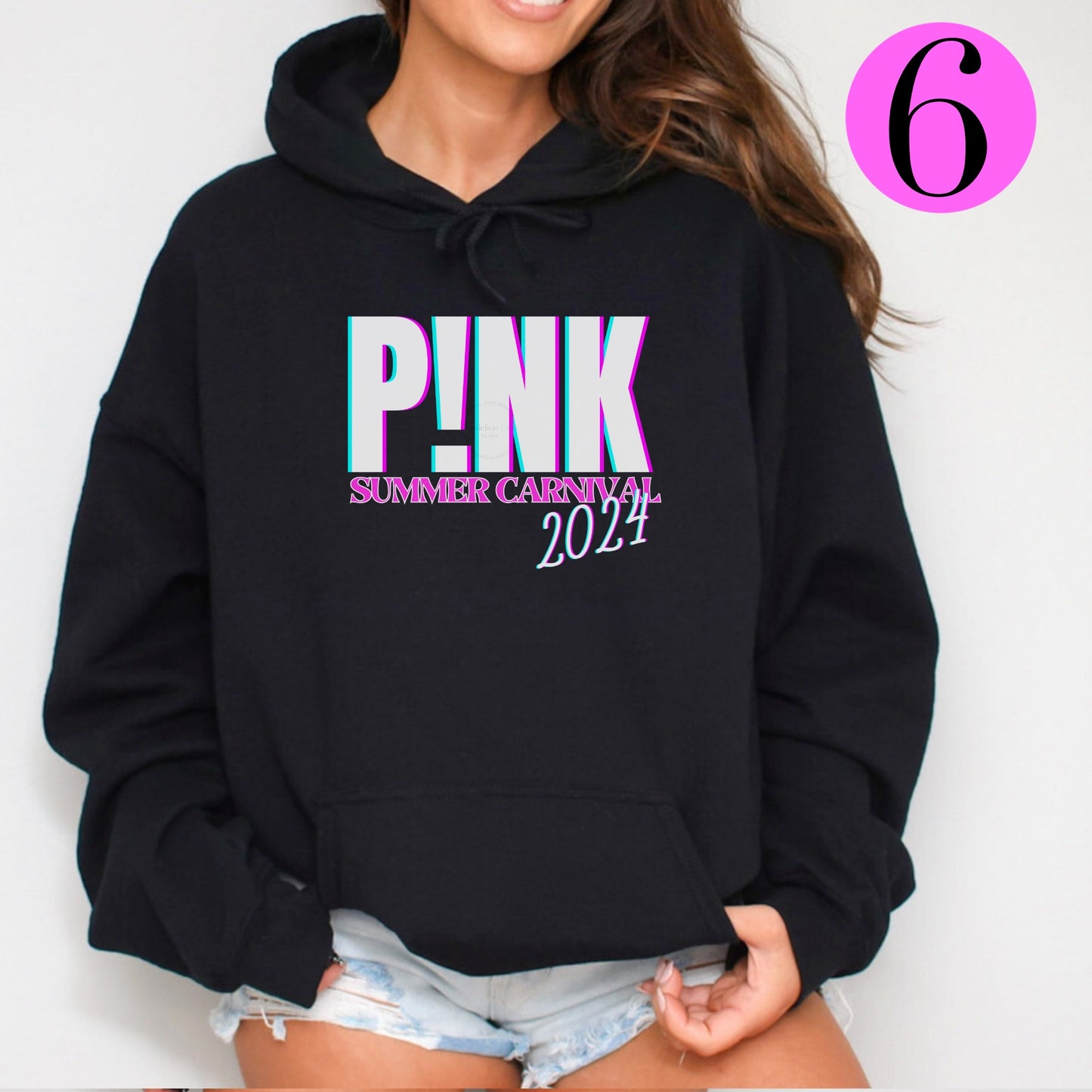 P!NK Summer Carnival Printed Hoodies Various Designs