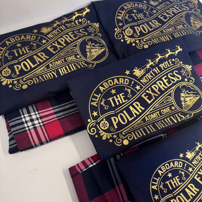 Polar Express North Pole Personalised Christmas Full Pyjamas Outfit