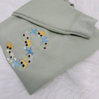 Trains, Cars & Planes Children's Initial Sweater 100% Cotton.