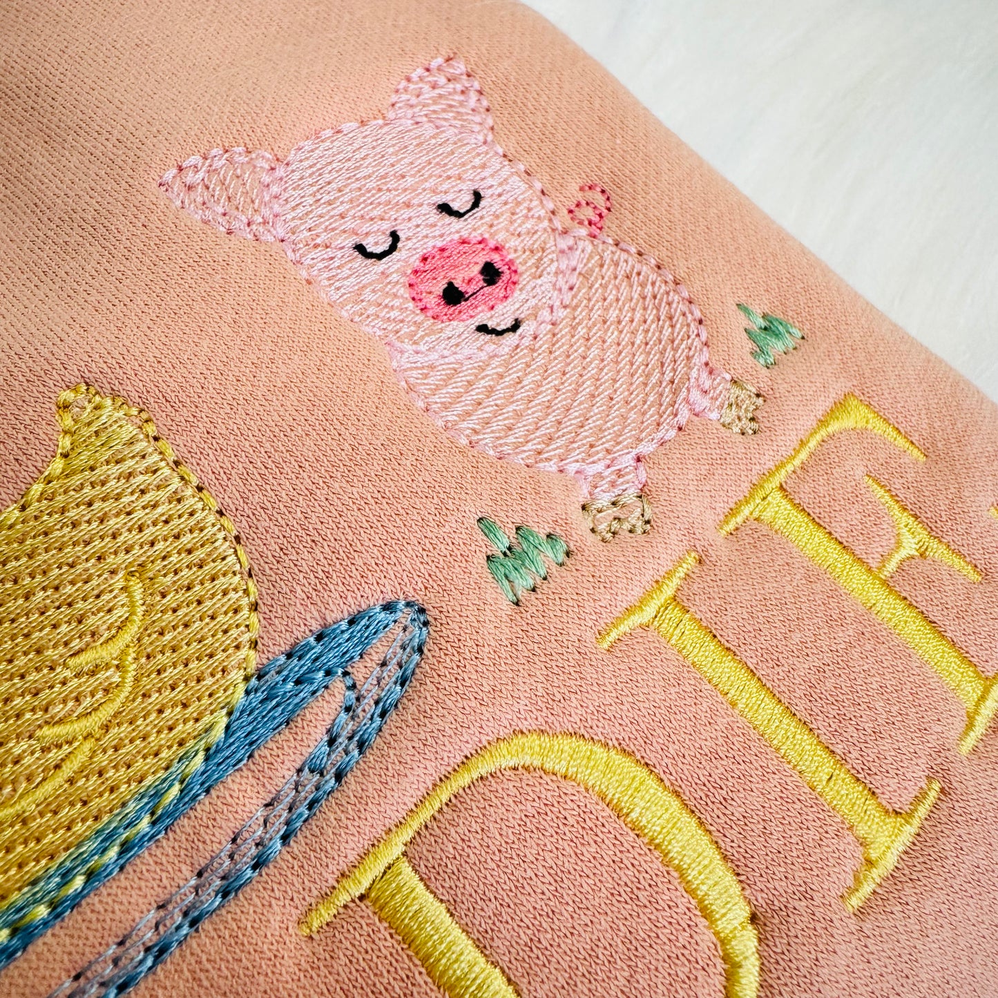 Adorable Farm Animal Design on 100% Cotton Children's Sweater - Personalised Gift for Kids