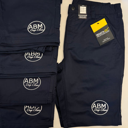 Men's Regatta Pro Cargo Shorts. Embroidered Leg