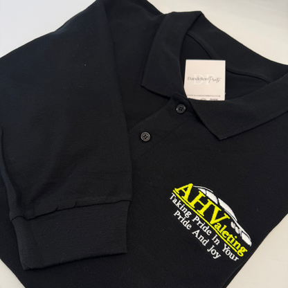 Men's Sols Long Sleeve Polo Shirt - Embroidered or Printed With Your Logo