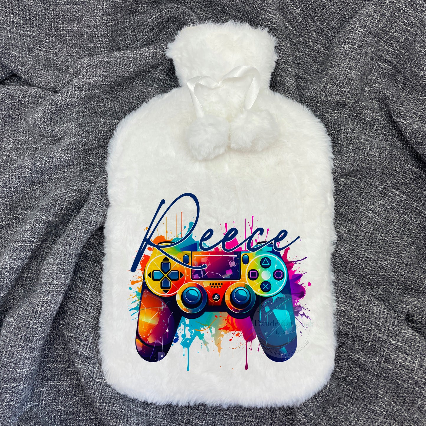 Gaming Hot Water Bottle Personalised Games Controller