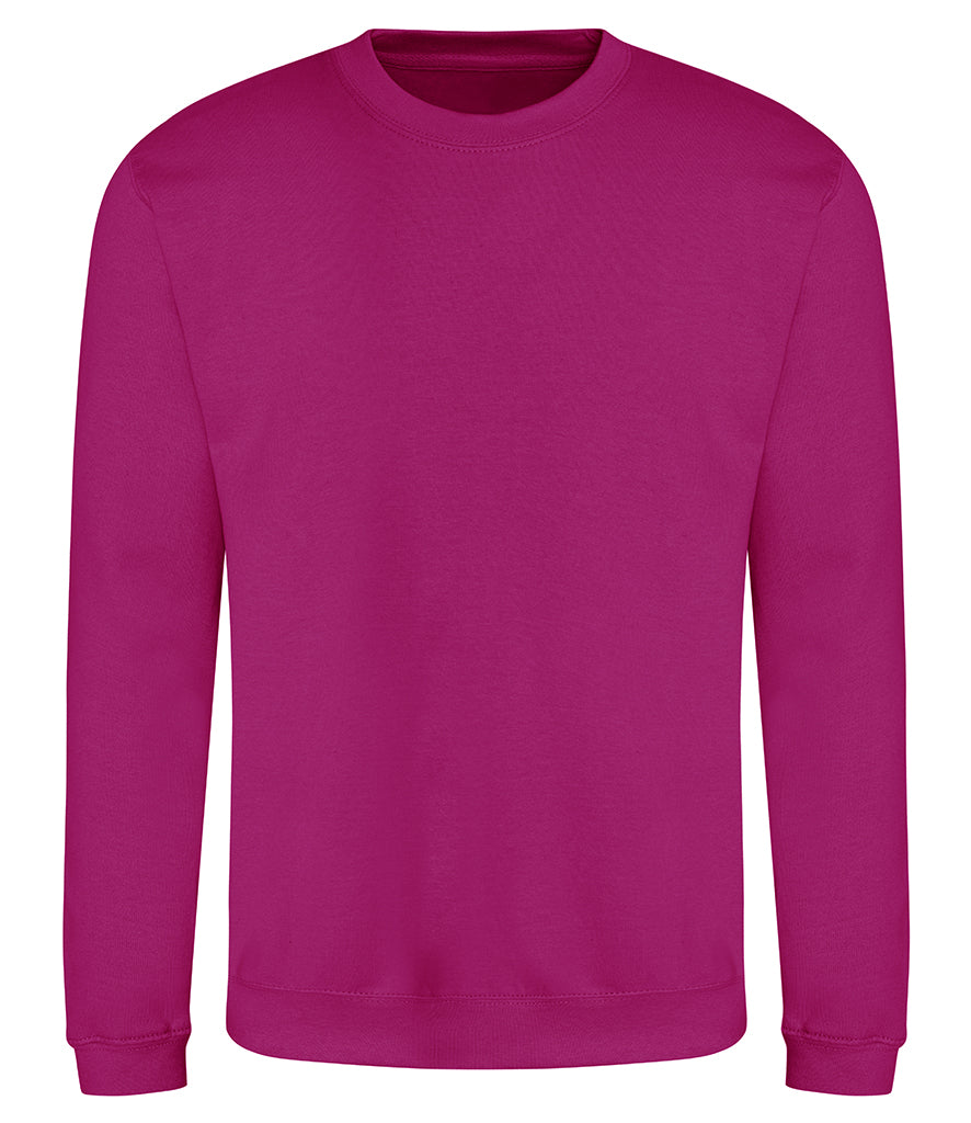 MEDIUM FUSCHIA Mens AWDis Business Branded Regular Sweater