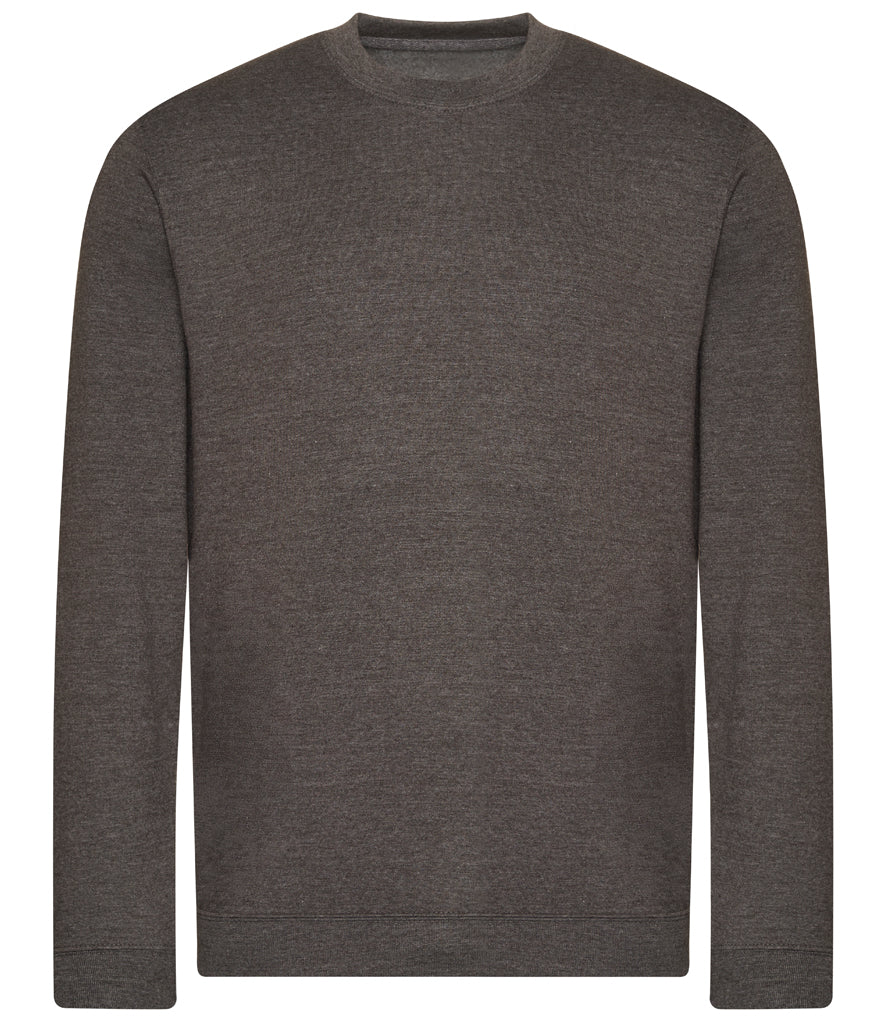 LARGE CHARCOAL Unisex AWDis Organic Sweater