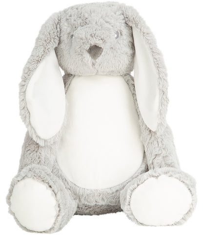 New Baby Personalised Bunny Teddy with Embroidered Birth Stats
