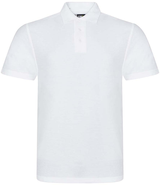 LARGE WHITE Men's Business Branded RTX Polo Shirts