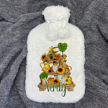 Stay Warm and Stylish with a Personalised Hot Water Bottle - Multiple Designs Available