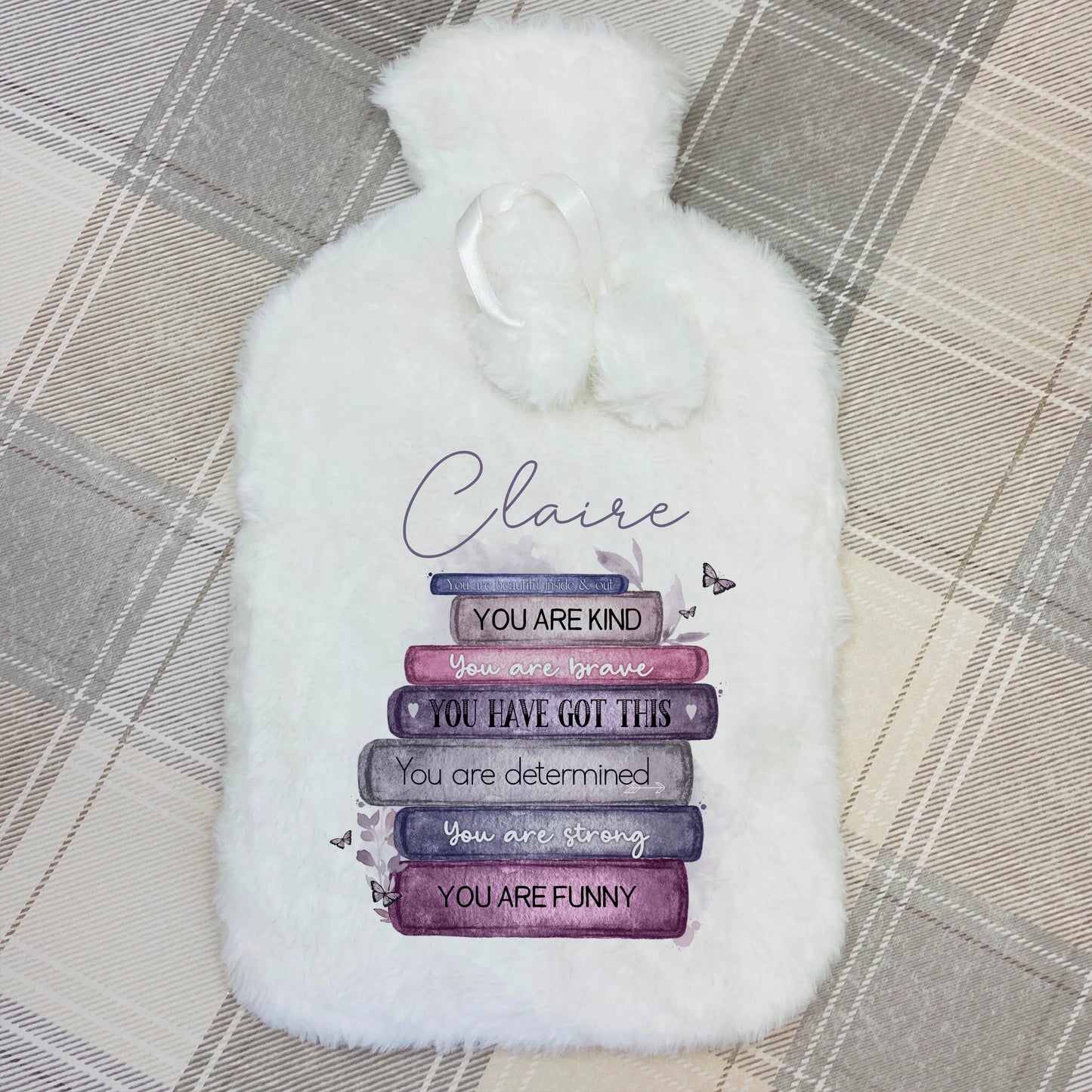 Stay Warm and Stylish with a Personalised Hot Water Bottle - Multiple Designs Available