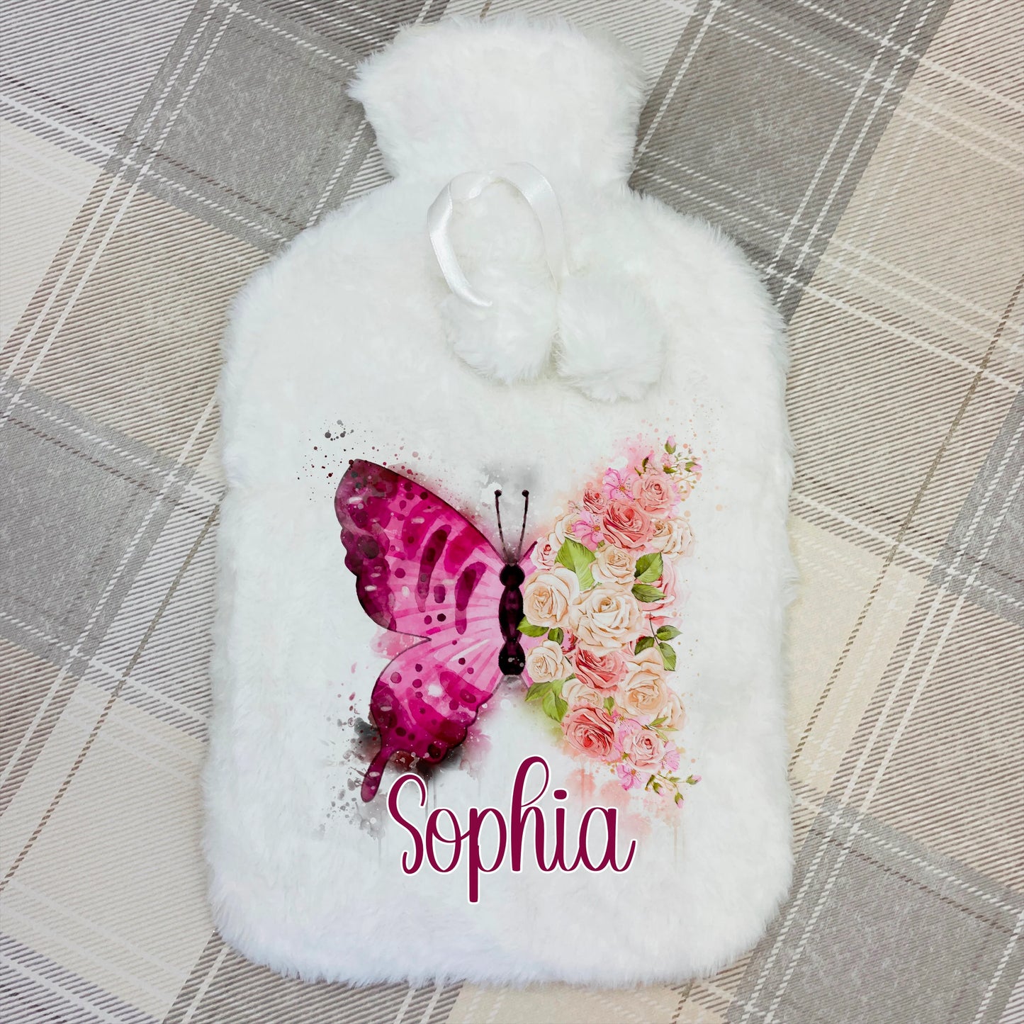 Stay Warm and Stylish with a Personalised Hot Water Bottle - Multiple Designs Available