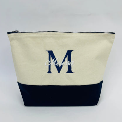 Make Up, Accessory, Wash Bag. Embroidered Make up Bag. Personalised Gift. Beauty Bag.