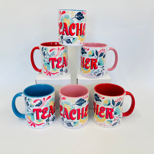Best Teacher Mug Gift - Show Appreciation with this Charming Tea or Coffee Cup