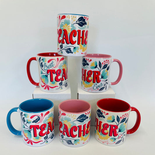 Best Teacher Mug Gift - Show Appreciation with this Charming Tea or Coffee Cup