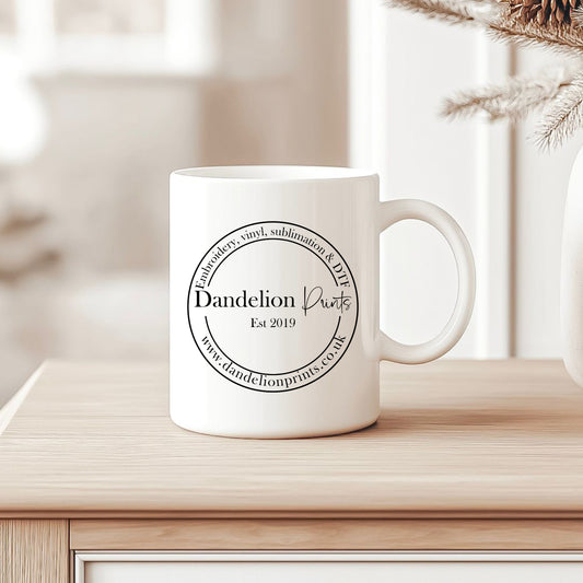 Custom Printed 11oz White Mug SINGLE
