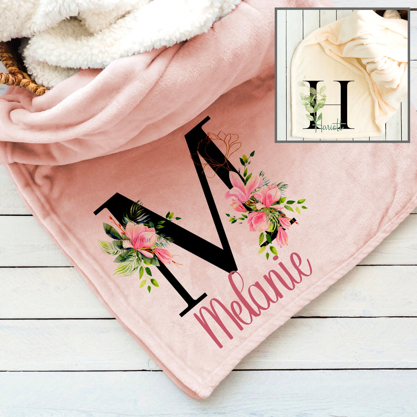 Luxuriate in Style! Personalised Printed Fleece Blanket - Choose from Various Designs and Colours