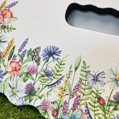 Wildflower Personalised Kneeling Pad Protect Your Knees with a DIY Gardening Kneeling Pad – Perfect for DIY enthusiasts!