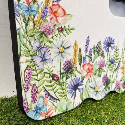 Wildflower Personalised Kneeling Pad Protect Your Knees with a DIY Gardening Kneeling Pad – Perfect for DIY enthusiasts!